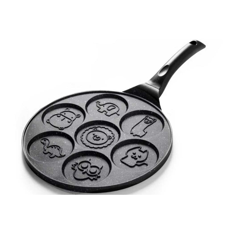 Cheffinger Pancake Pan - Dierlijke Vormen - 26cm - Pannenkoekenpan - Pancake Maker - Inductie - TEKZEN
