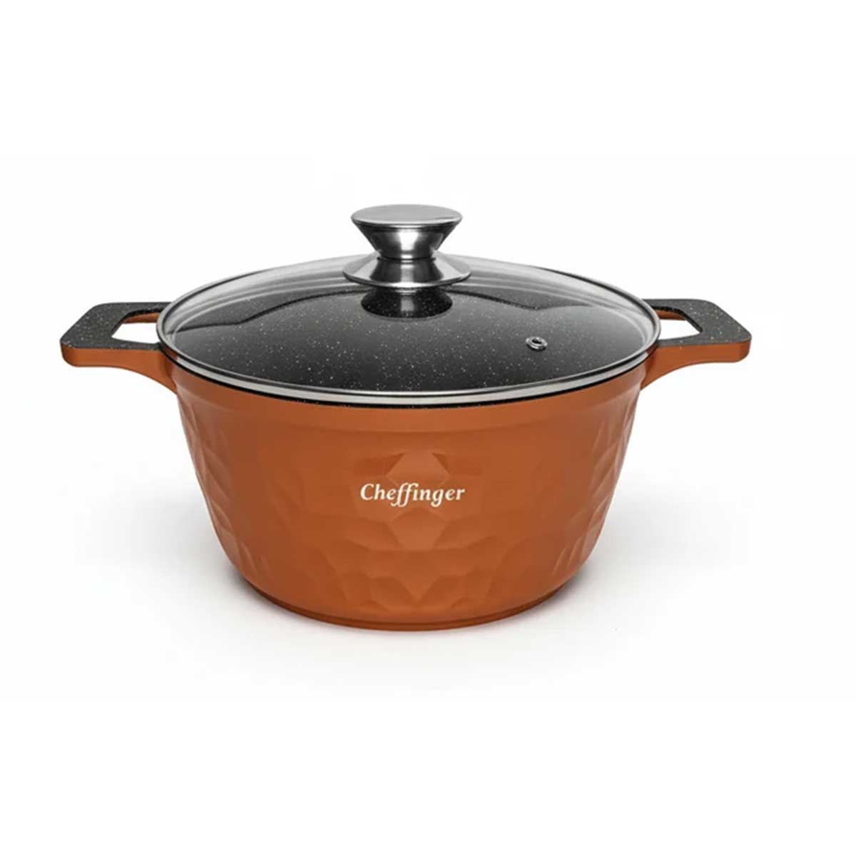 Cheffinger Pannenset - 6-delig - 20, 24 & 28 cm - Brons – productafbeelding 2