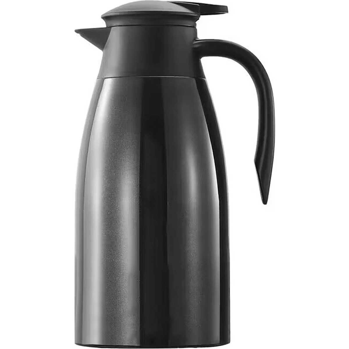 Cheffinger Thermoskan - 2 Liter - Zwart - RVS Inox - Themosfles – productafbeelding