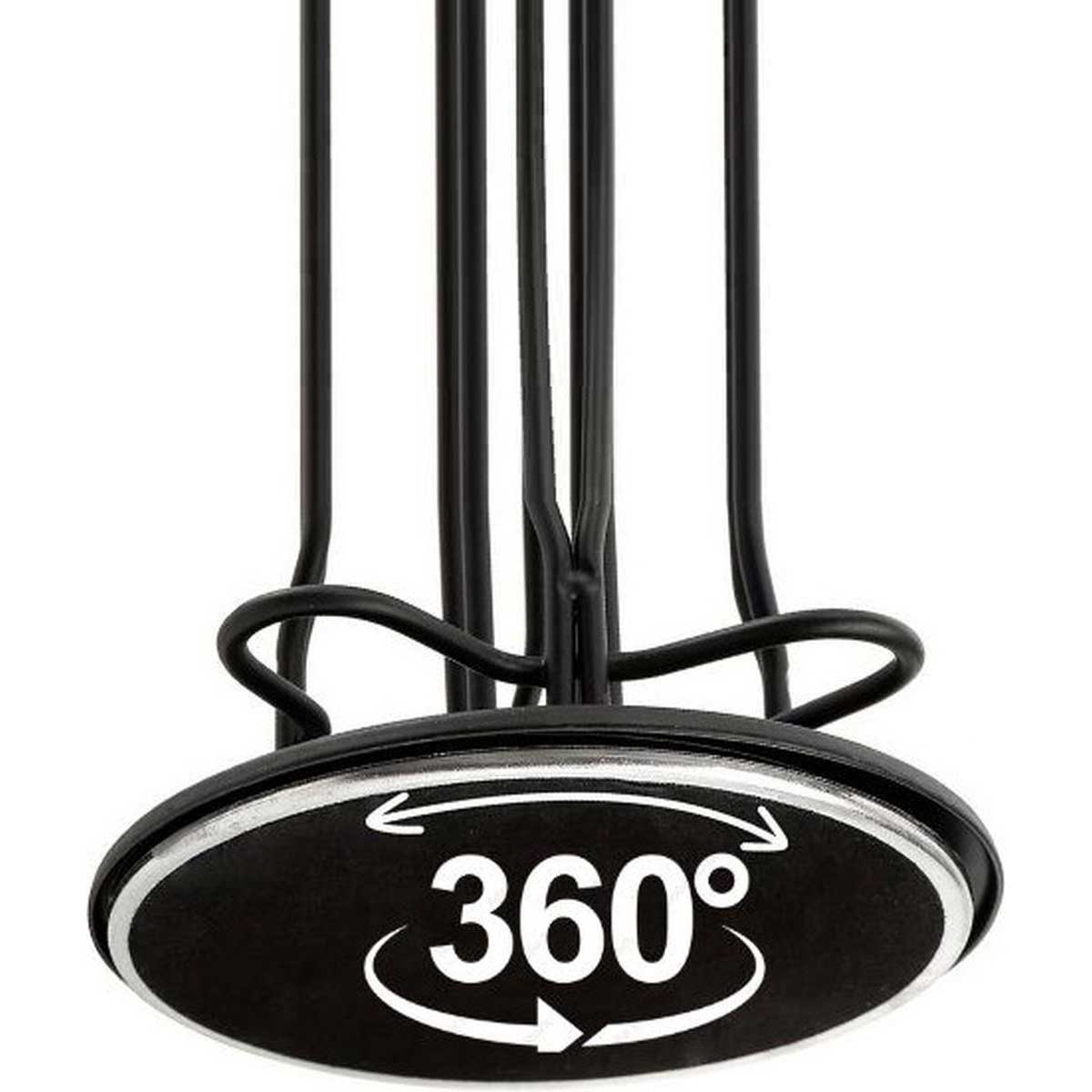 Cheffinger - Nespresso Capsulehouder - 360° draaibaar - 40 Cups - Cuphouder - Koffiecups Houder - Zilver