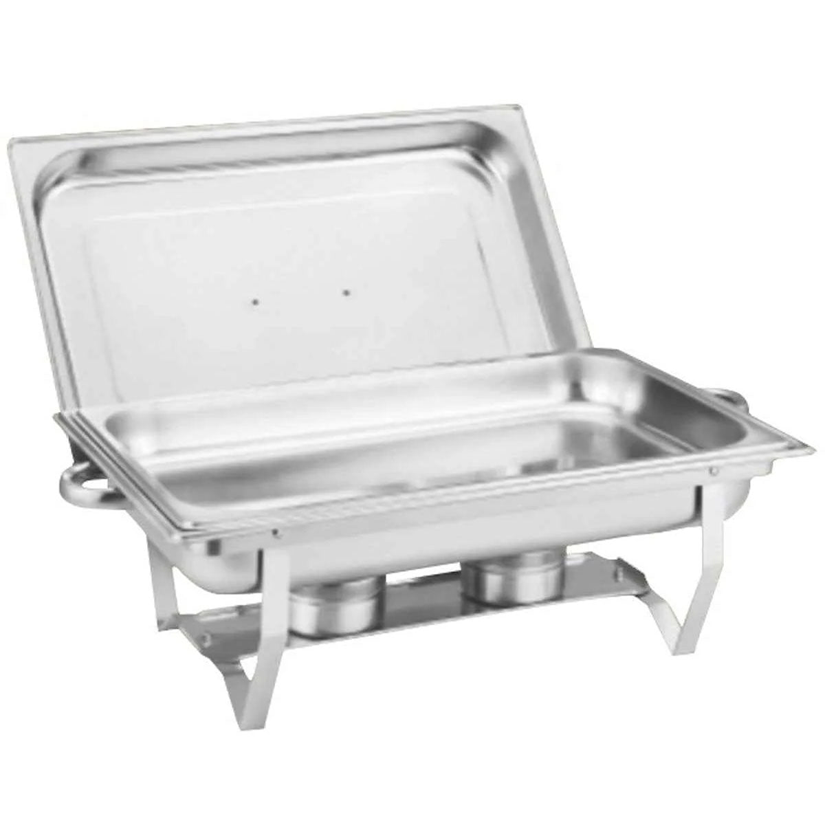 Cheffinger Buffetwarmer - Warmhoudplaat - Voedselwarmer - 11L - Roestvrij Staal