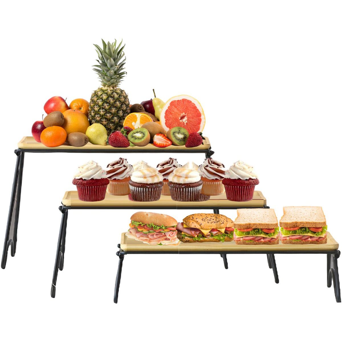Cheffinger Dienbladen Set met Pootjes dienbladen