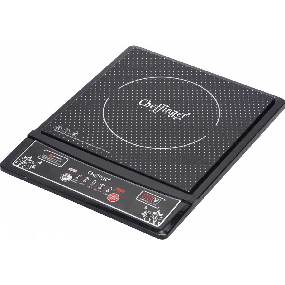 Cheffinger Inductiekookplaat – 2000W - Vrijstaande Elektrische Inductie Kookplaat