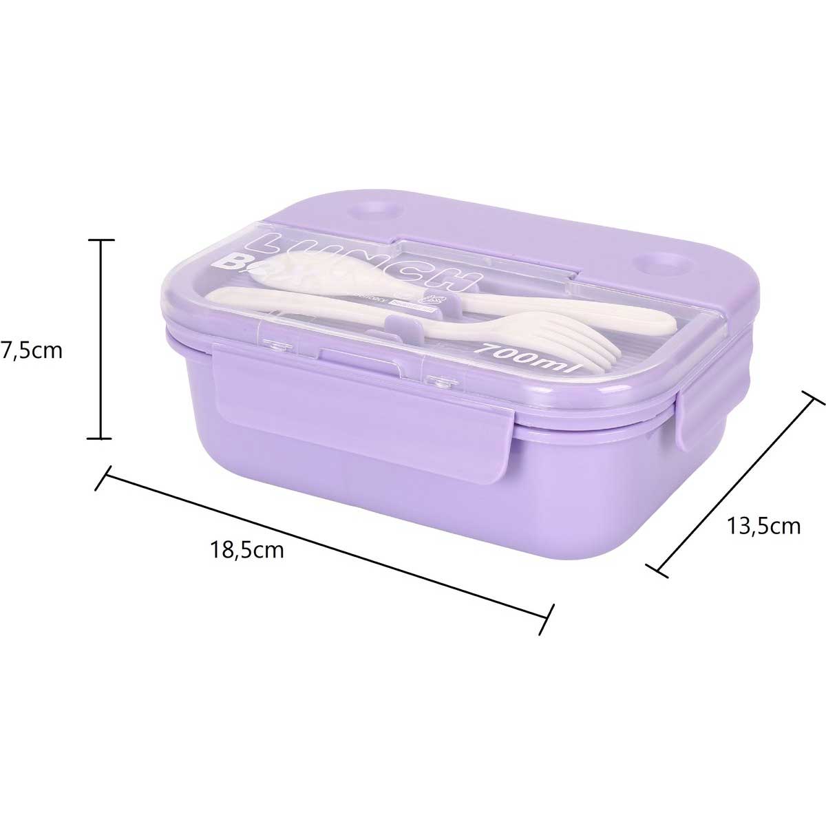 Cheffinger Lunchbox met Bestek lunchverpakkingen productafbeelding 3