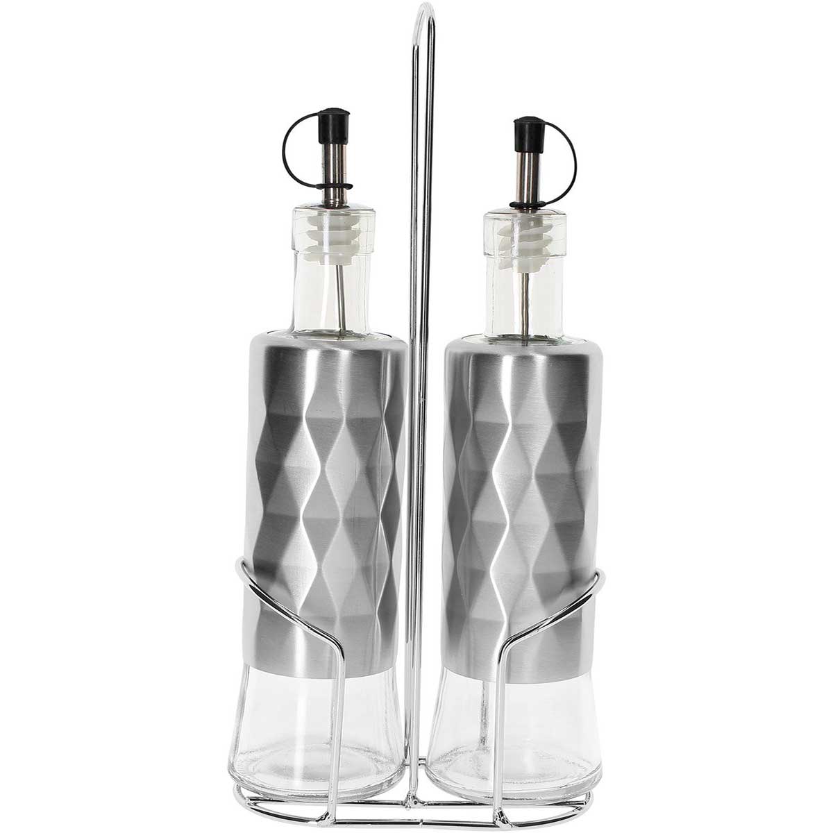 Cheffinger Olie- en Azijnflessenset - 320ml - Glas