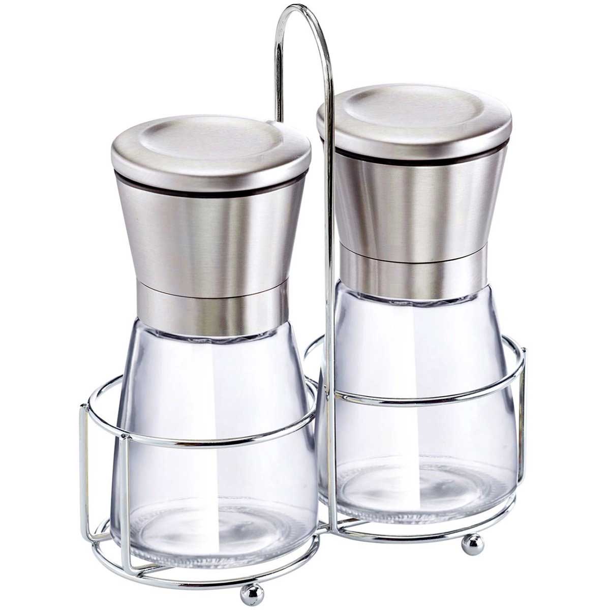 Cheffinger Pepermolen en Zoutmolen Set - Set van 2 - RVS - 170ml