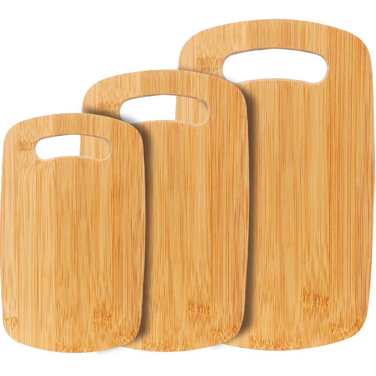 Cheffinger Snijplank Set - 3-delig - Bamboe