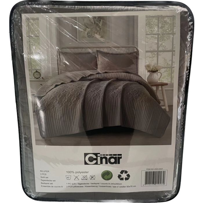 Cinar Nilufer Bedsprei Set 3-delig sprei productafbeelding 4