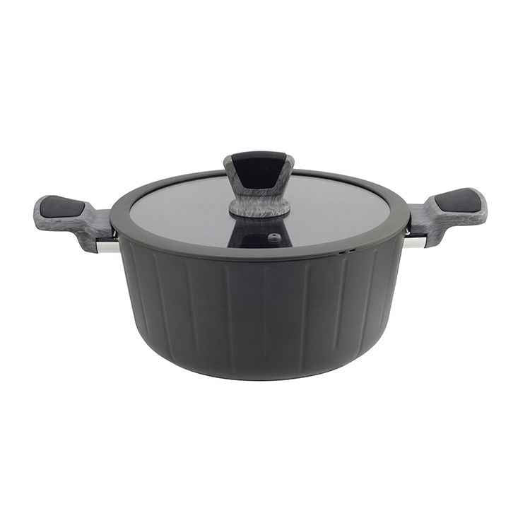 Ferveo Bradar Braadpan met Deksel - 28cm - Zwart - Inductie