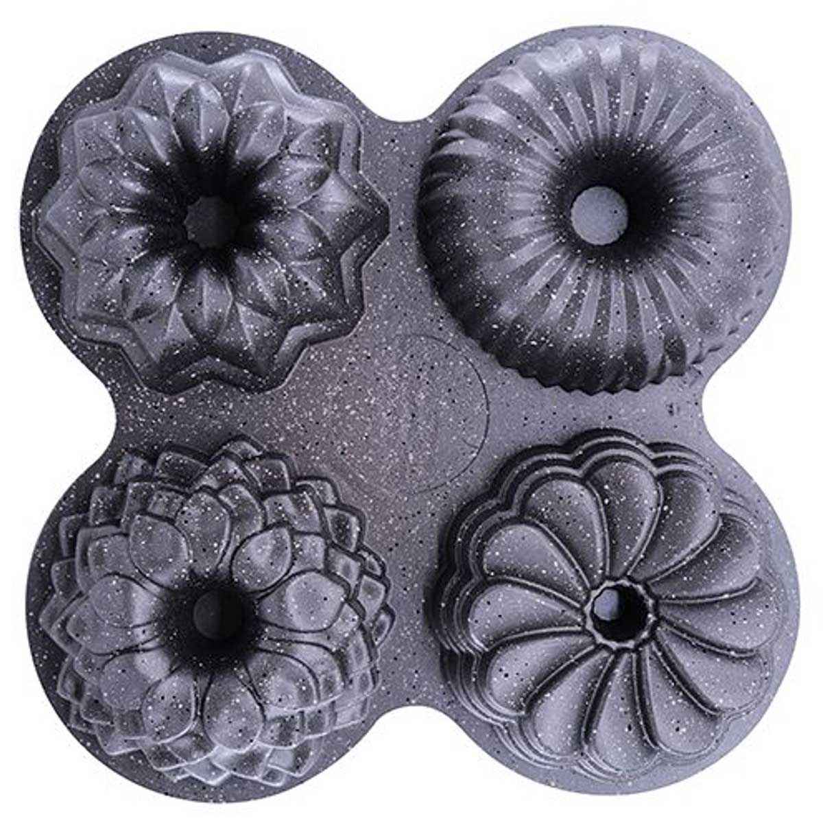 Ferveo Dortlu Bakvorm aluminium bakvormen 31 x 31 x 5 cm Grijs productafbeelding 2
