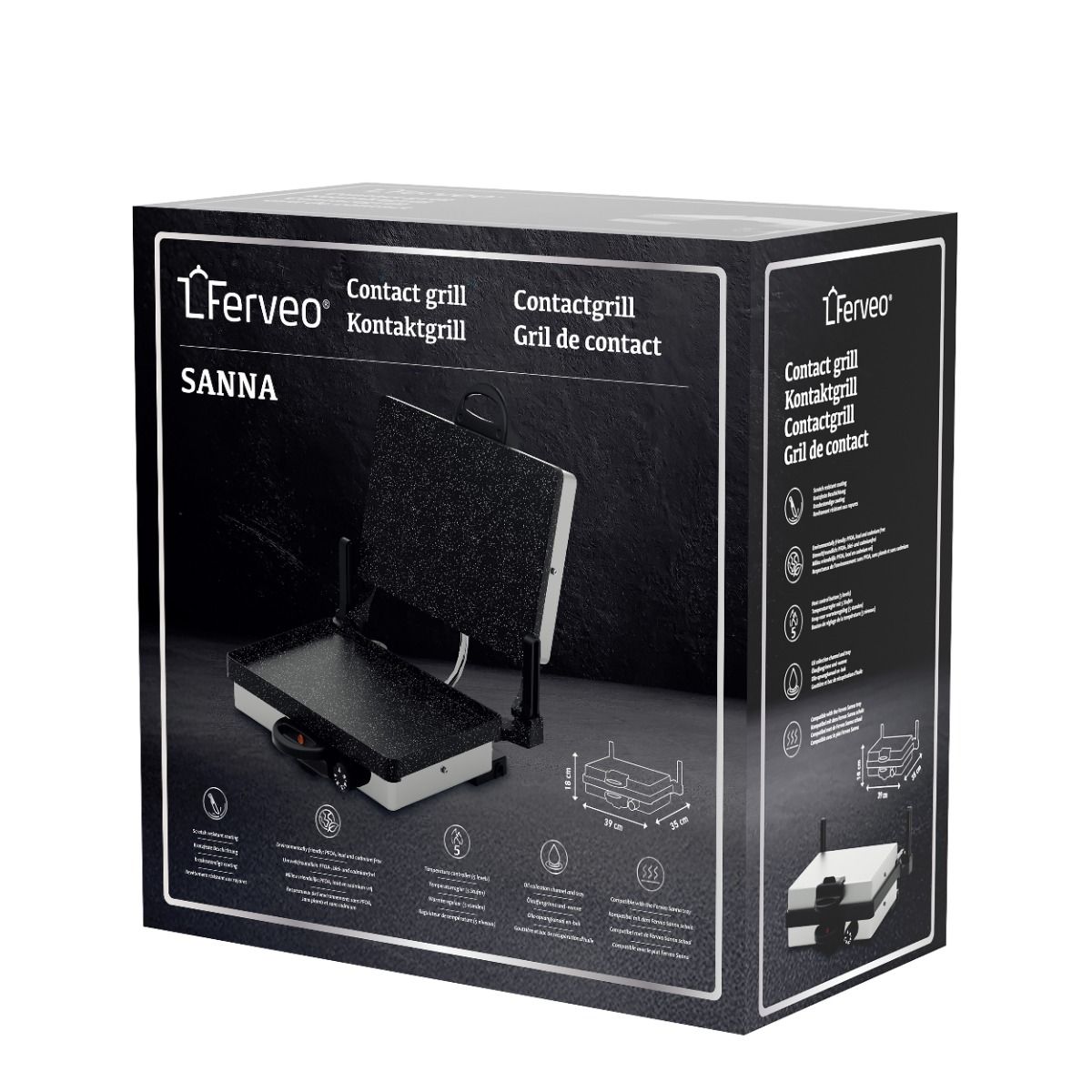 Ferveo Sanna Contactgrill contactgrills productafbeelding 3