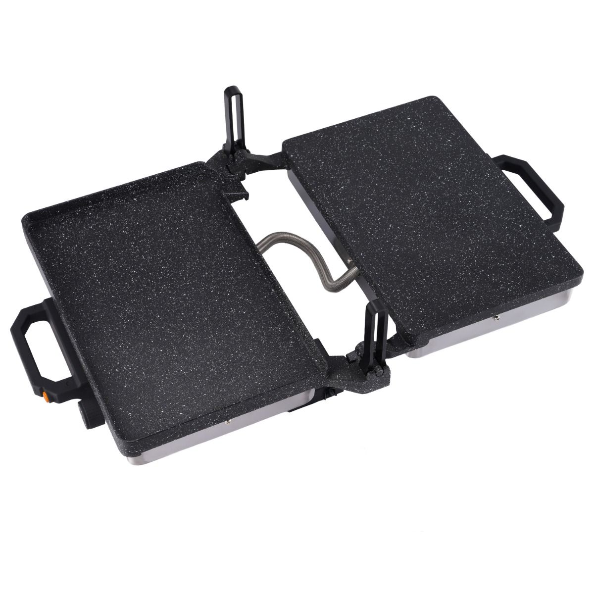 Ferveo Sanna Contactgrill - Lahmacun Maker, Broodrooster & Tafelgrill - Turkse Pizza Maker - Zwart/Wit
