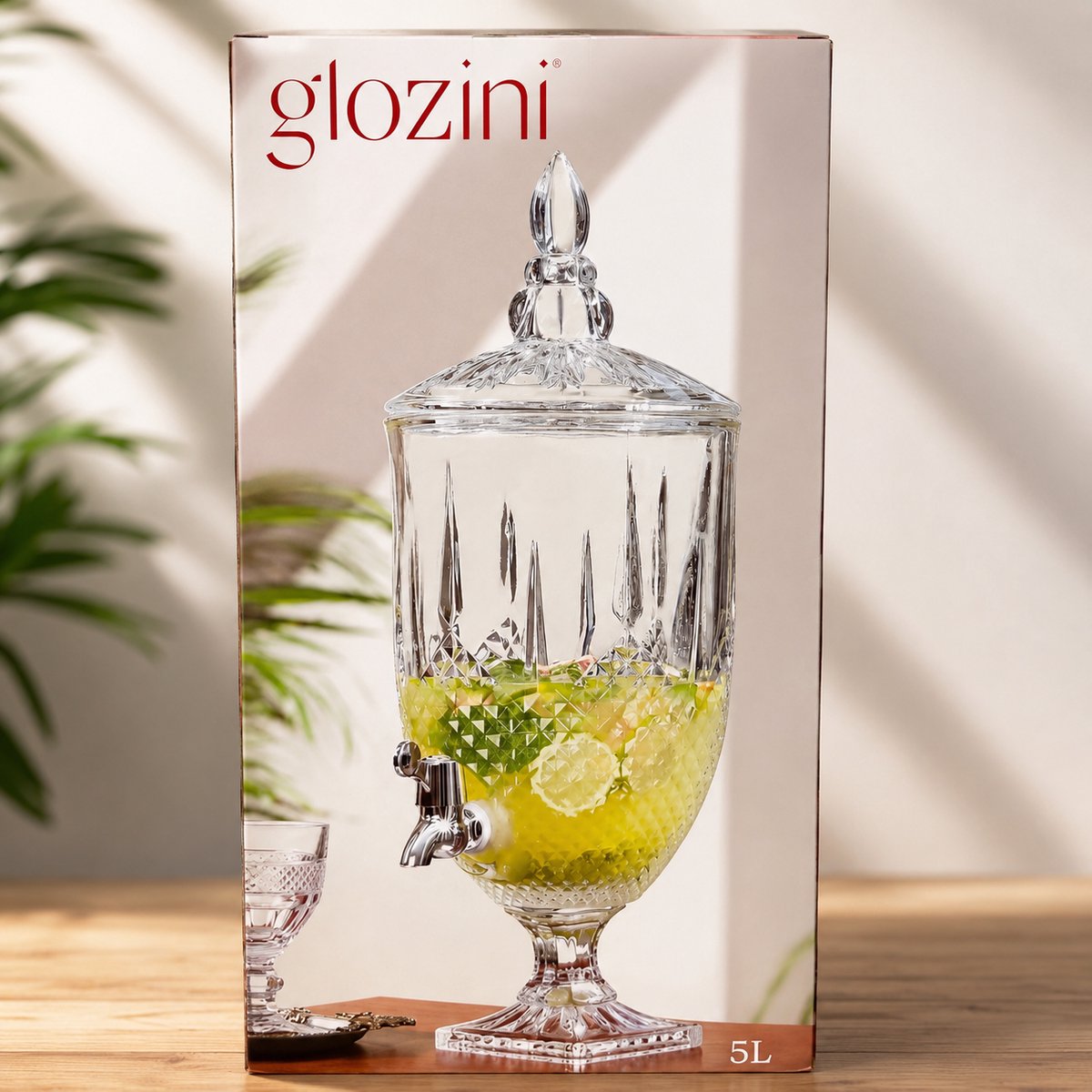 Glozini Limonadedispenser - 5 Liter Waterdispenser - Drankendispenser - Sapdispenser