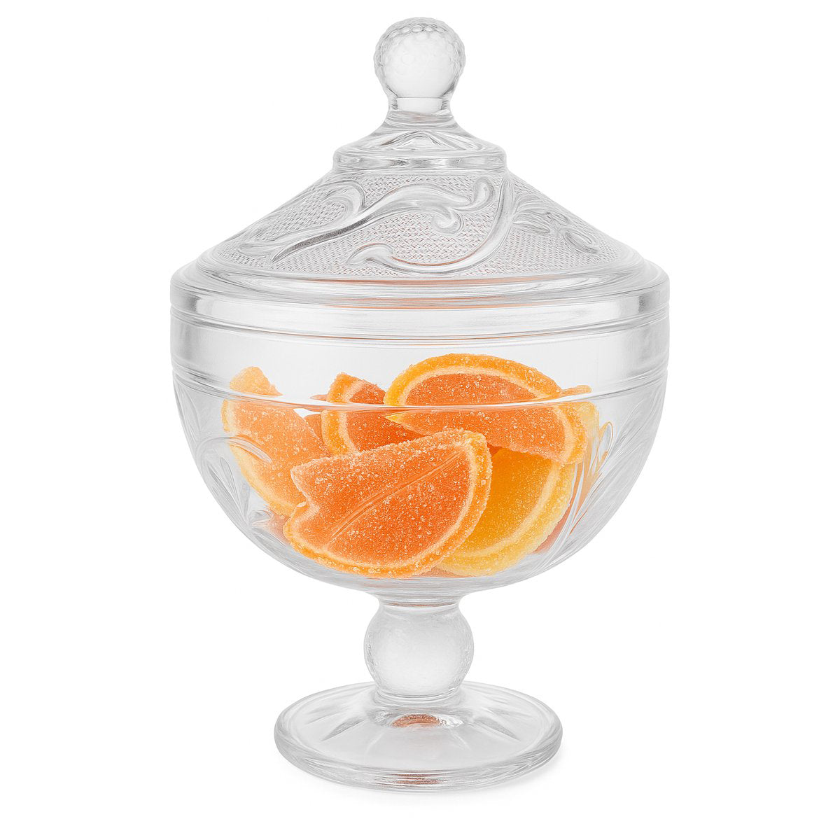 Glozini Snoeppot - Glas - Met deksel - Voorraadpot - Snoepschaal