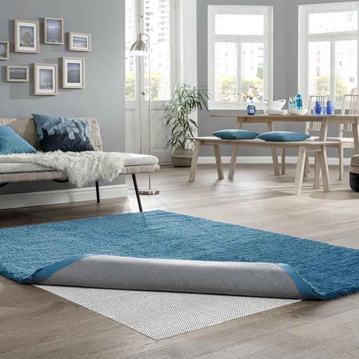 Hauskraft Antislipmat Voor Vloerkleed - 240x230 cm - Antislip tapijt - Ondertapijt - Onderkleed - Antisliponderkleden - Antislipmat onder Vloerkleed