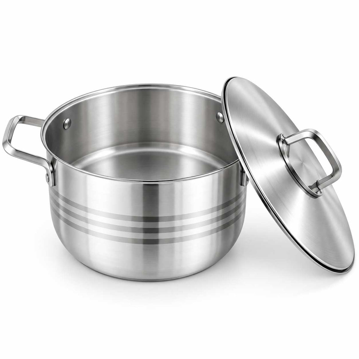 Kadirelli Kookpan met Deksel - 36cm - RVS - Inductie