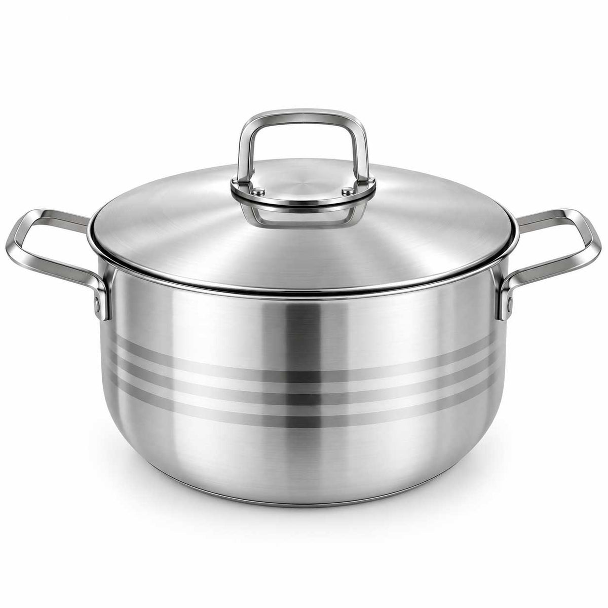Kadirelli Kookpan met Deksel - 36cm - RVS - Inductie