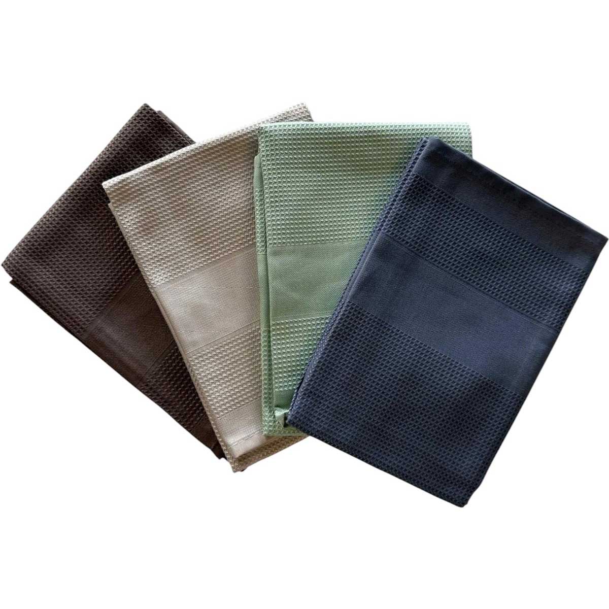Kadirelli Microvezel Schoonmaakdoekjes - 4 Stuks - Sneldrogend & Absorberend - 40x60cm