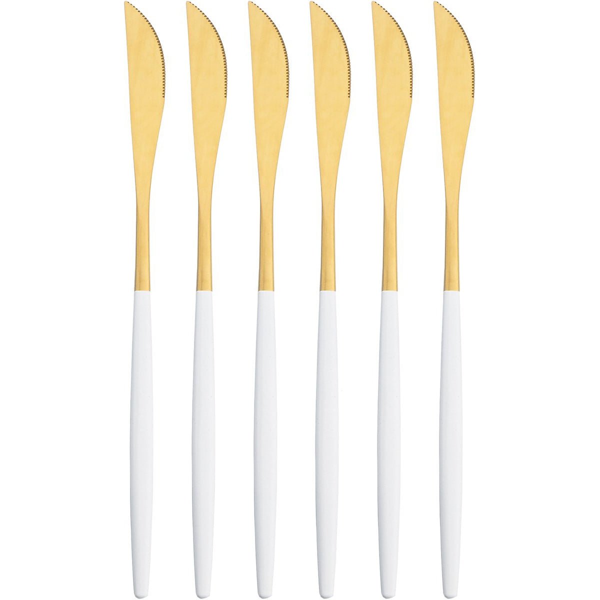 Kadirelli Tafelmes - Set van 12 - Goud/Wit