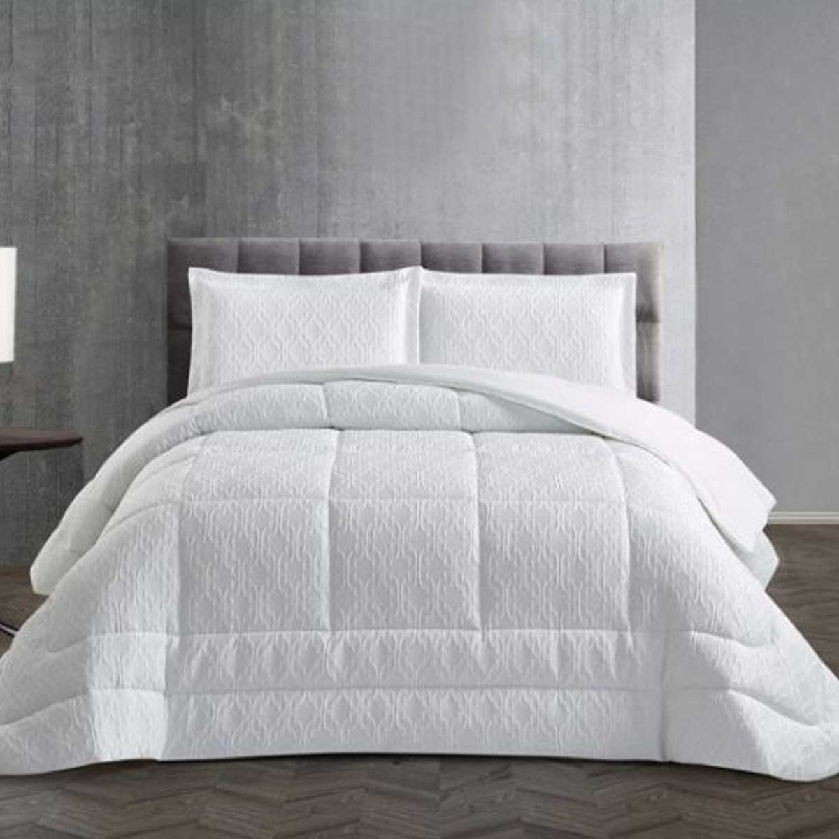 Lavella Erva Bedsprei Set 3-delig - Wit - 260x240cm