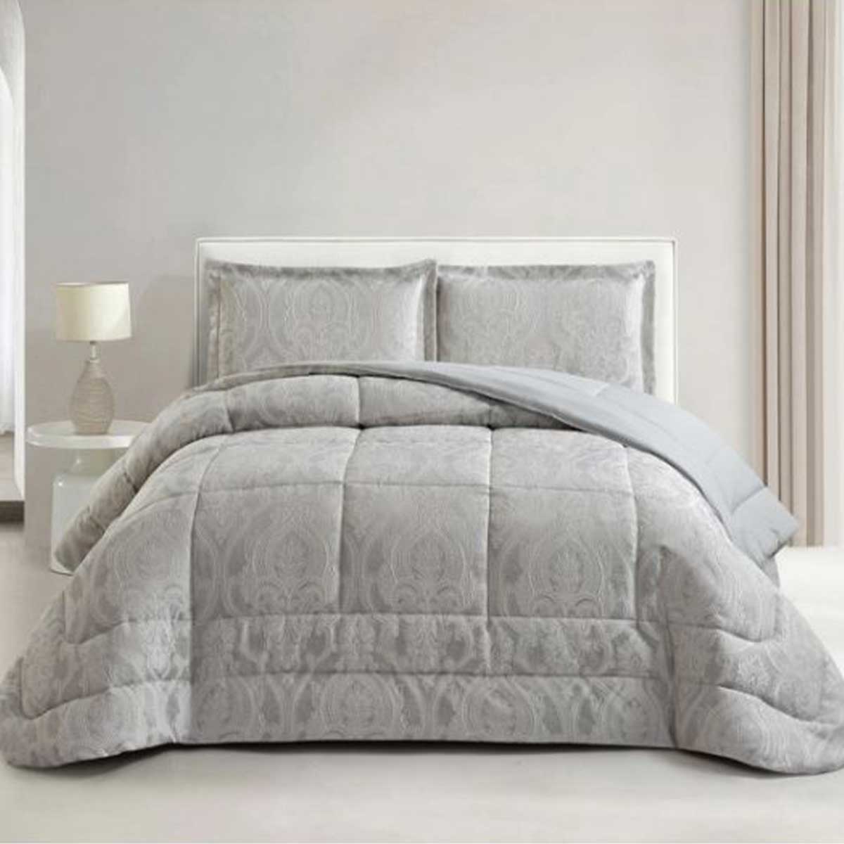 Lavella Firuze Bedsprei Set 3-delig - Grijs - 260x240cm