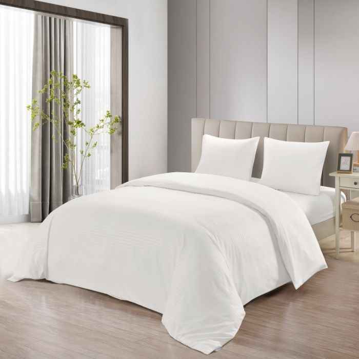 Lavella Ince Dekbedovertrek Set 4-delig - Wit - 240x220cm