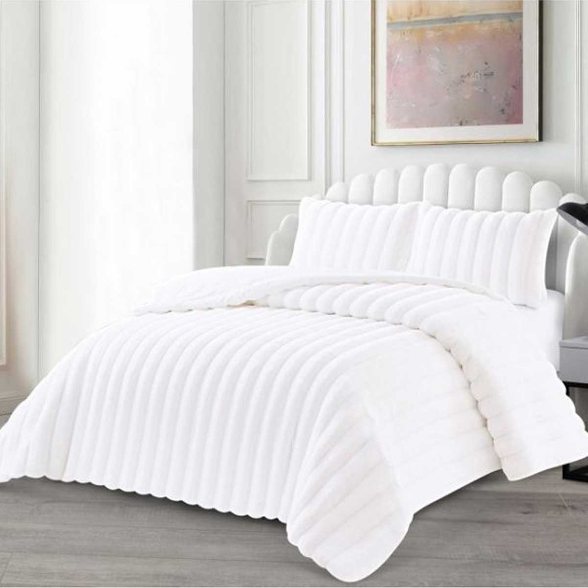 Lavella Peri Bedsprei Set 3-delig - Wit - 250x235cm