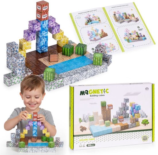 Magnetische Bouwblokken - 88 Stuks - Educatief Constructiespeelgoed