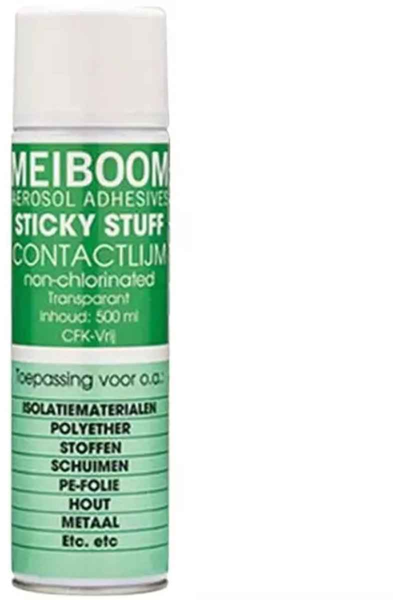 Meiboom Sticky Stuff Spray Can - Professional Spray Adhesive - Spray Glue - Universal Contact Adhesive - Adhesive Spray - 500ML