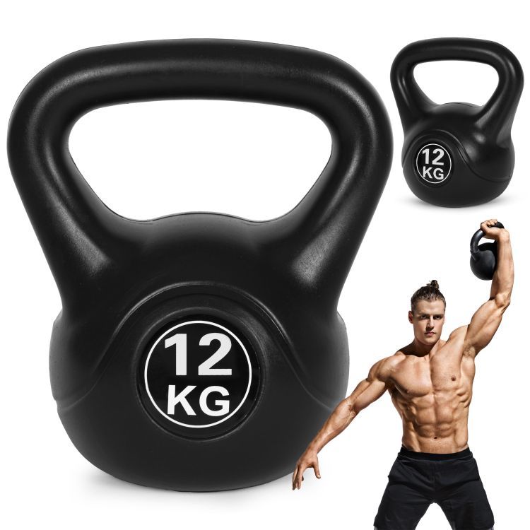 MovePro Kettlebell - 12 kg - Fitness Gewicht - Krachttraining - Trainingsgewicht