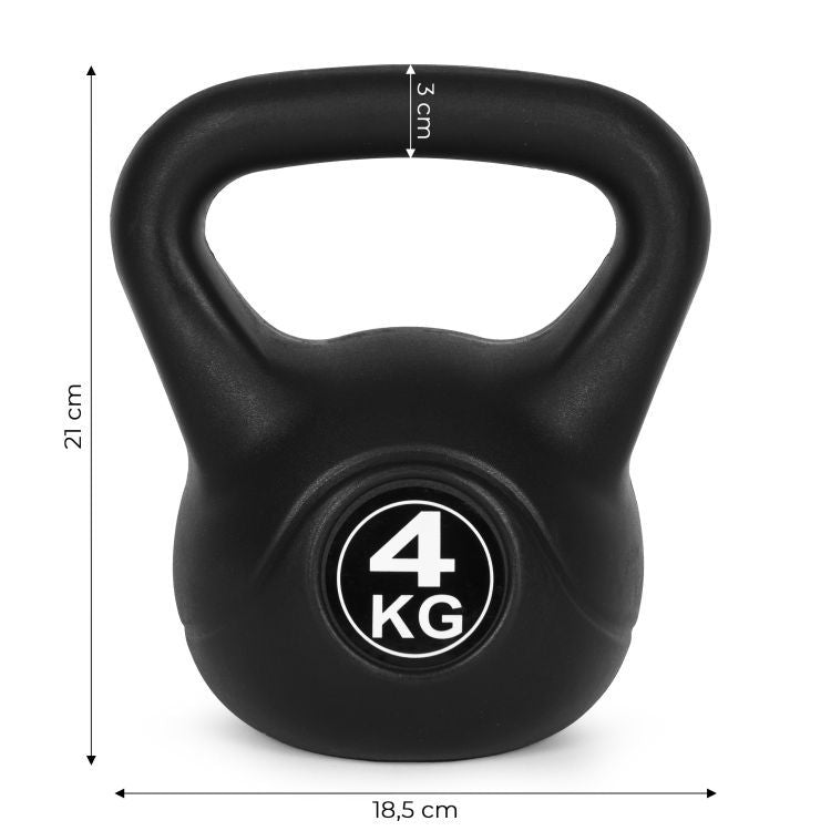 MovePro Kettlebell - 4 kg - Fitness Gewicht - Krachttraining - Trainingsgewicht