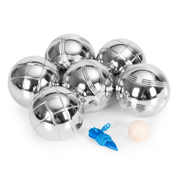 Multistore Jeu de Boules Set - 6 Metalen Boules - Met Draagtas & Accessoires