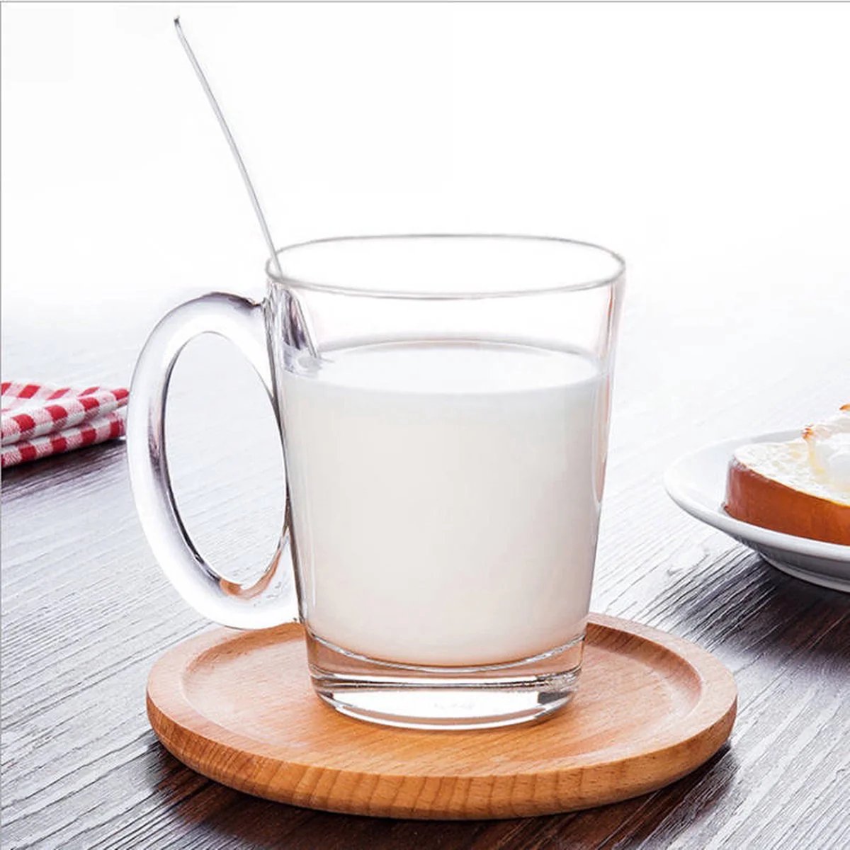 Vivalto Theeglazen - 250ml - Set van 6 - Koffieglazen - Theeglas - Cappuccino glazen - Latte macchiato glazen