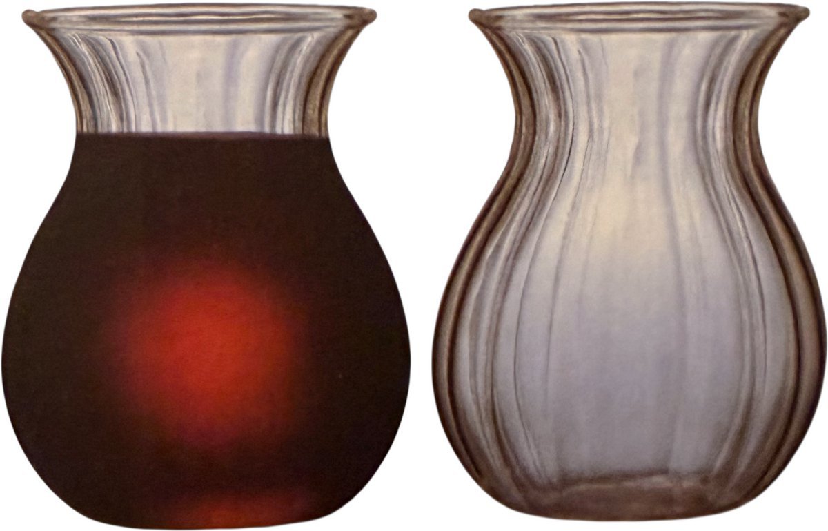 Almina Luana Elegante - Turkse Theeglazen - 180ml - Set van 6 - Turkse Theeglas - TEKZEN