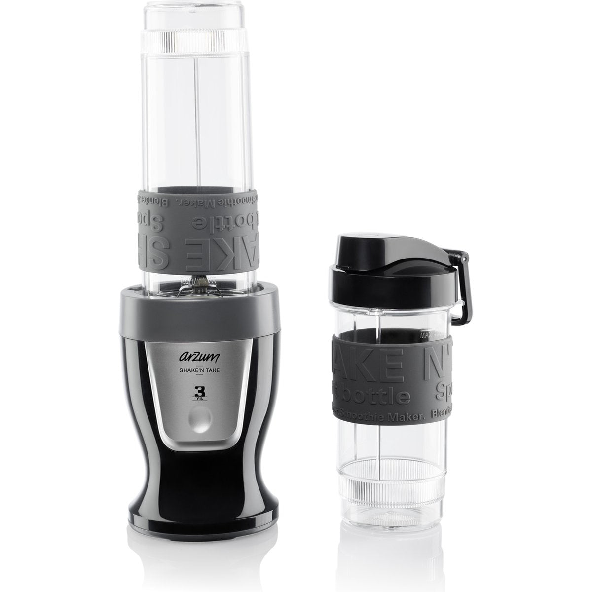 Arzum Shake'n Take Blender AR1032 - Zwart - Mini Blender - 300W - TEKZEN
