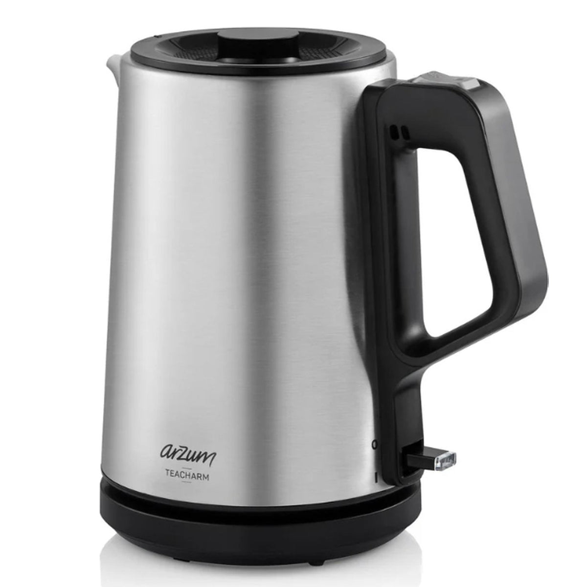 Arzum Teacharm AR3143 - Elektrische Theepot - Inox - 1.8L + 1.0L - Led - indicator - 360° Basis - 2200W - TEKZEN