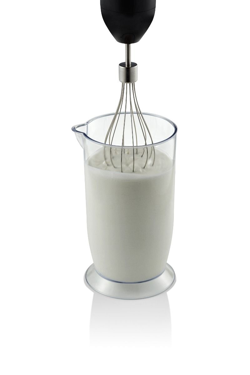 Arzum Chefblend Maxi Staafmixer Set - 1000 W - Traploze snelheidsinstelling - Maatbeker - Mixbeker - Zwart, RVS