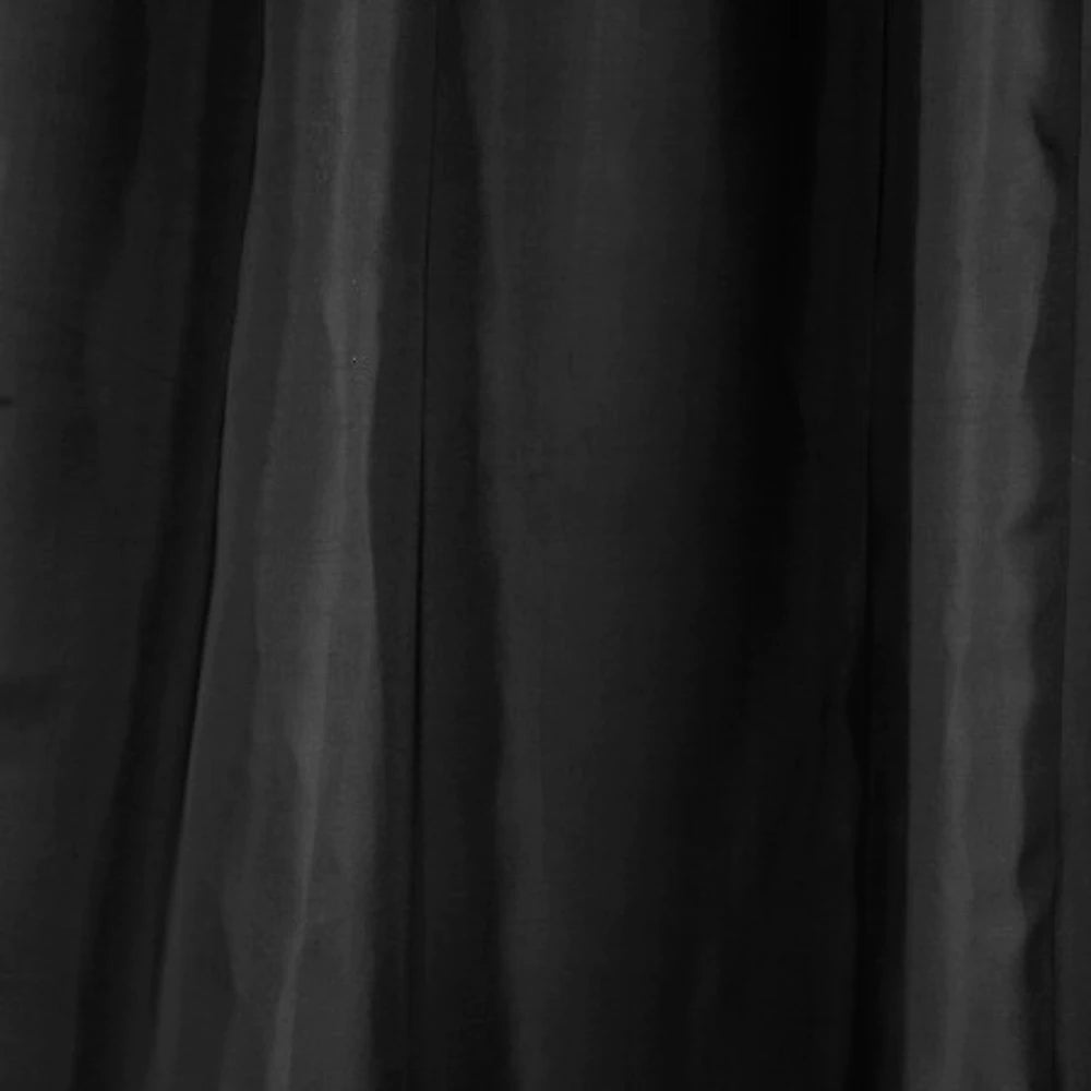 5Five Douchegordijn Zwart - 180x200cm - Waterafstotend Polyester met Ringen