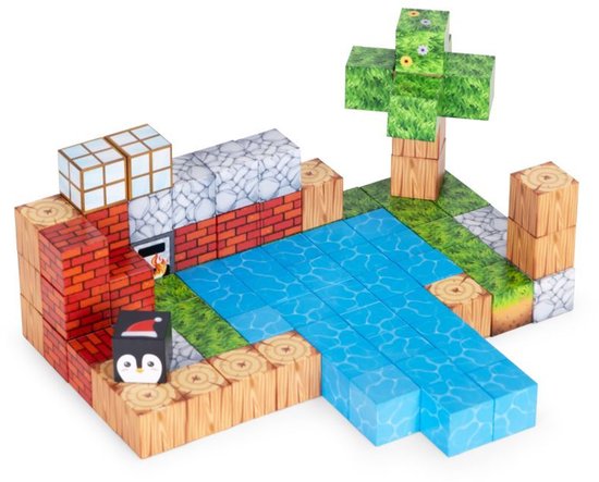 Magnetische Bouwblokken Set - 87 Delig - Magnetische Kubussen - Educatief Constructiespeelgoed voor Kinderen – foto 5