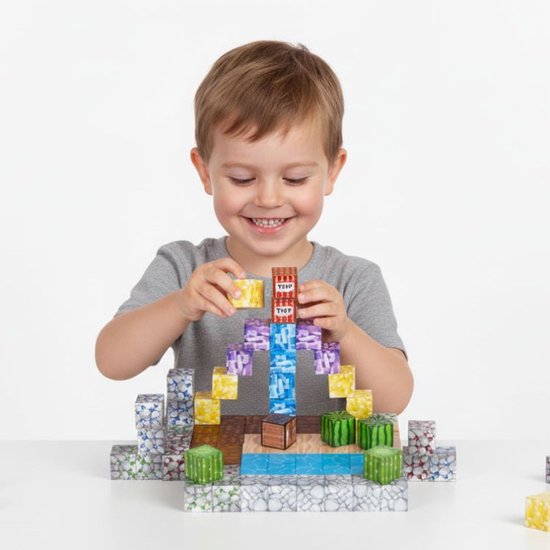 Magnetische Bouwblokken Set - 88 Delig - Magnetisch Constructiespeelgoed - Educatief Bouwspeelgoed voor Kinderen – foto 6