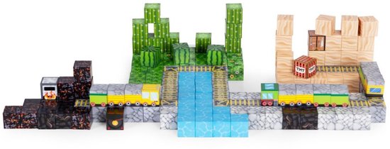 Magnetische Bouwblokken Set - 169 Delig - Magnetisch Constructiespeelgoed - Educatief Bouwspeelgoed voor Kinderen – foto 3