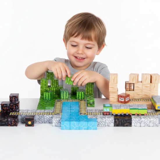 Magnetische Bouwblokken Set - 169 Delig - Magnetisch Constructiespeelgoed - Educatief Bouwspeelgoed voor Kinderen – foto 8