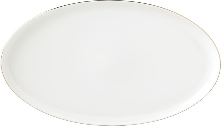 Bricard Rodez – Porseleinen Serviesset/Dinerset - 6-Persoons – 27-Delig – Wit/Goud