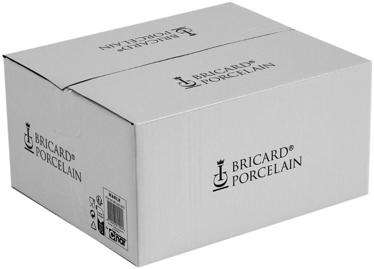 Bricard Bondy Schaal - Wit - 23,8x7cm - Porselein - TEKZEN