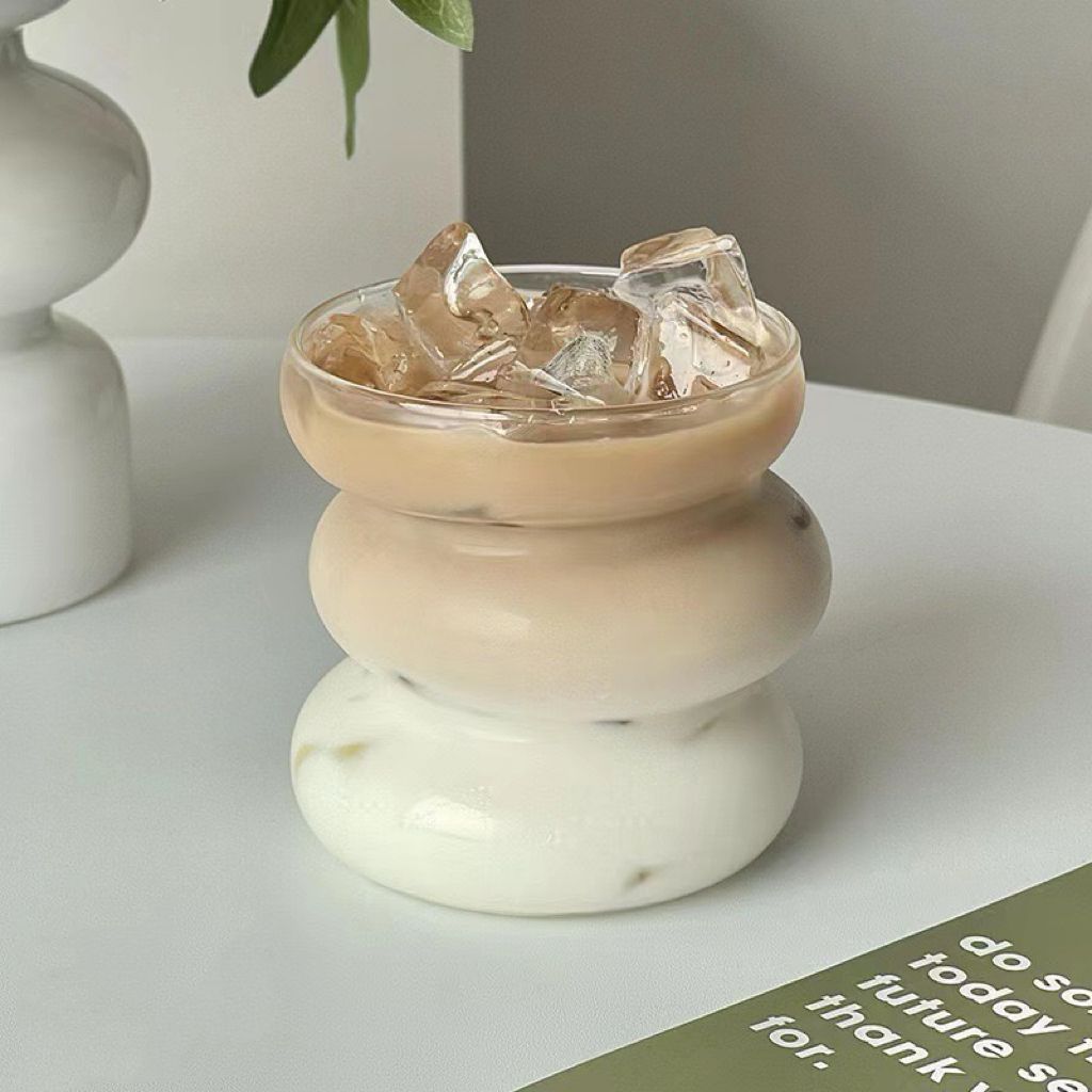 Bricard Marbella Glazen - Set van 2 - 300ml - Curvy Drinkglas - Wavy - TEKZEN