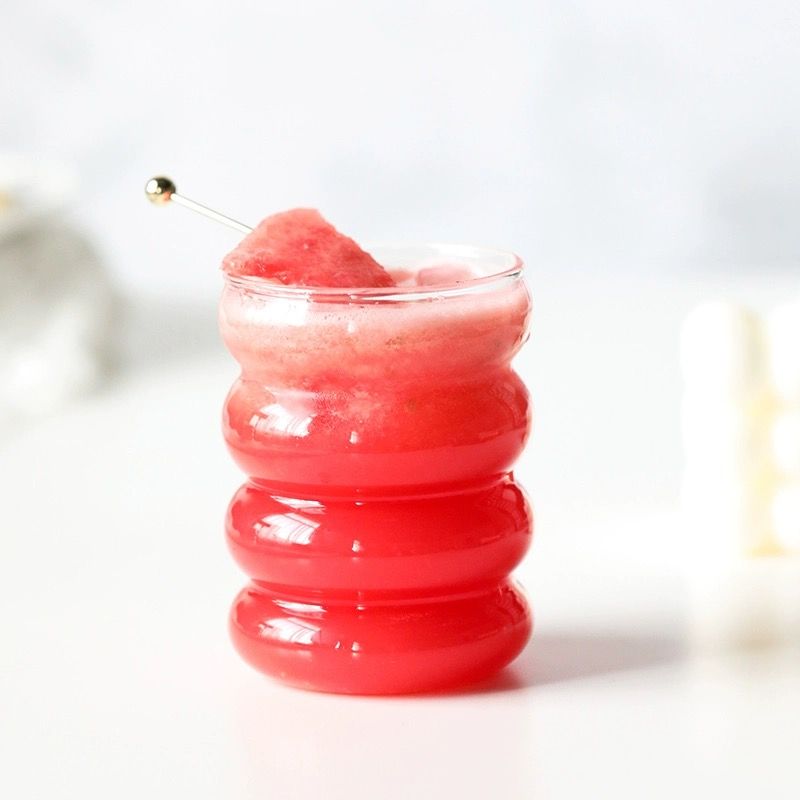 Bricard Marbella Glazen - Set van 2 - 350ml - Curvy Drinkglas - Wavy - TEKZEN