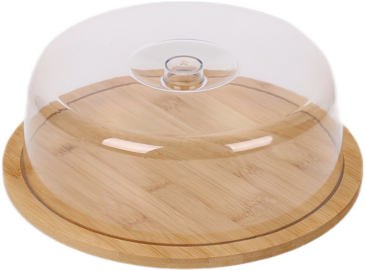 Cheffinger Bamboe Stolp - Taart Vershouddoos / Cake Bewaardoos - Ø 28,5cm - TEKZEN