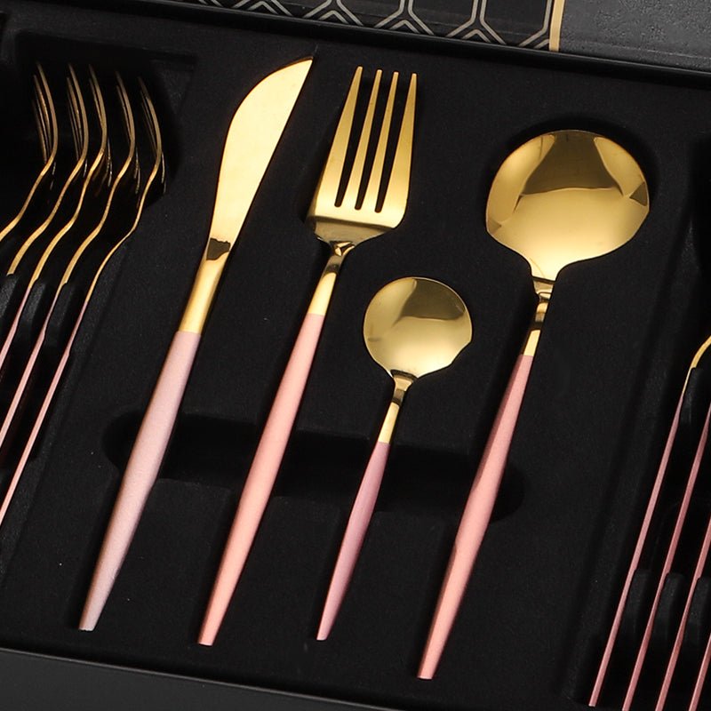 Cheffinger Bestekset - 24 - delig - Voor 6 Personen - TEKZEN