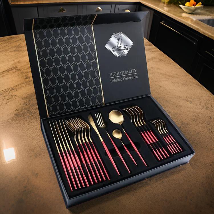 Cheffinger Bestekset - 24 - delig - Voor 6 Personen - TEKZEN