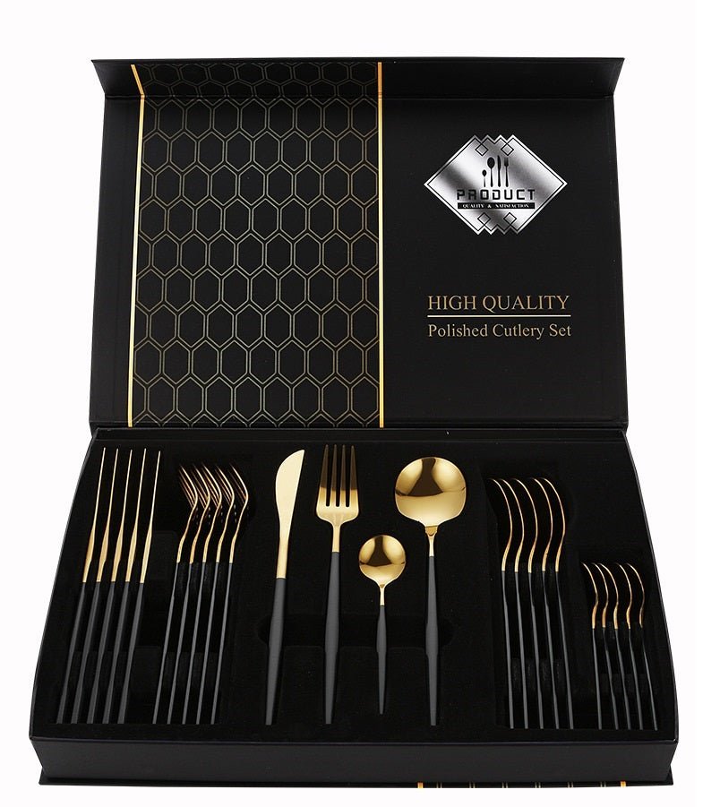 Cheffinger Bestekset - 24 - delig - Voor 6 Personen - TEKZEN